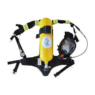 钢瓶呼吸器自给氧气呼吸器应急救援正压式消防空气呼吸器面罩