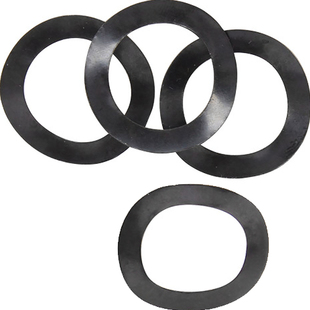 铁黑波形弹簧垫圈波纹垫片弹性垫圈波浪垫片三波峰轴垫圈承垫圈