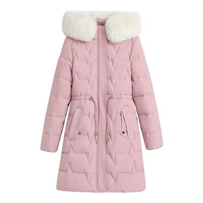 收腰显瘦加厚羽绒棉服