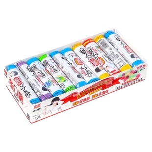 好彩头小样酸Q糖整盒怀旧橡皮糖酸甜果味软糖过年货分享糖果零食