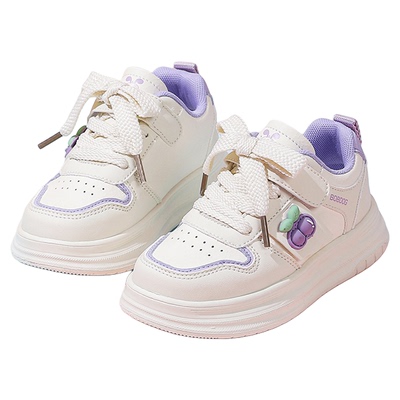 巴布豆童鞋女童2026春季新款板鞋