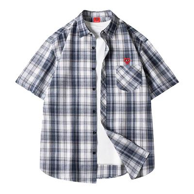 查尔斯桃心短袖爱心衬衫