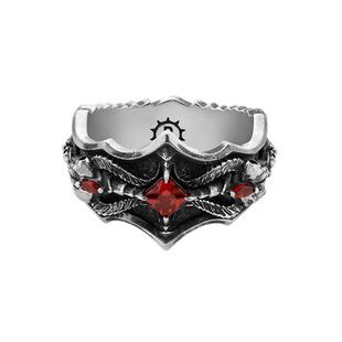 [新年礼物]ROCKRIDE 七宗罪之色欲戒指 LUST高级男925银情侣送礼