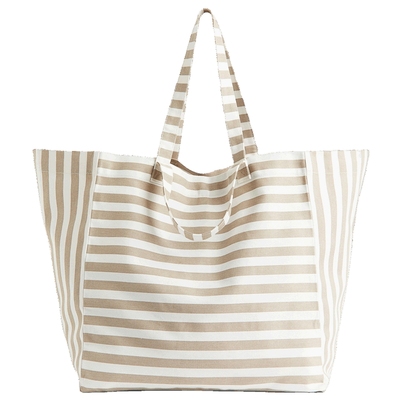 HM冬季流行棉质帆布简约沙滩包1152378