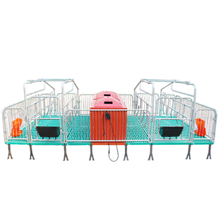 母猪产床保育床一体复合两用大猪用限位栏分娩仔猪栏养猪设备包邮