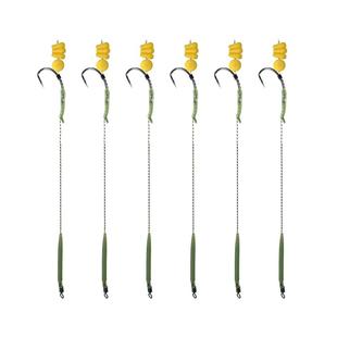 红健欧鲤钓组鱼钩反底钓线组珠珠线欧式钓鱼海杆抛竿鲤鱼路亚配件