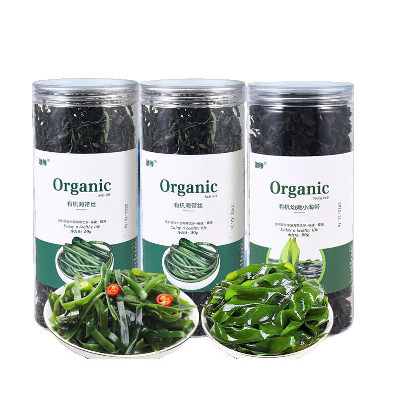 派绅有机小海带苗海带丝50g/罐干货霞浦海产昆布 涮火锅食材凉拌