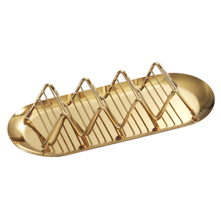 不锈钢肥皂架沥水托盘创意波浪造型浴室W香皂海绵收纳置物架