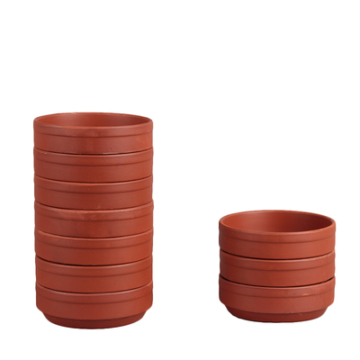 透气朱泥商用蒸米陶瓷蒸肉碗中式