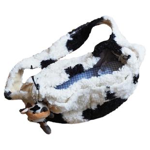 小狗外出便携包秋冬保暖胸前包小型犬约克夏马尔济斯狗猫咪斜挎包