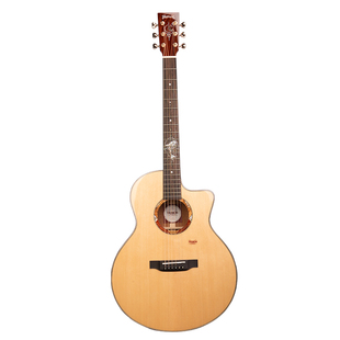 Trumon楚门吉他全单板吉他海豚/夏至系列高端专业级民谣41寸