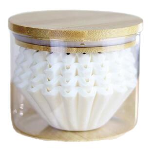 咖啡滤纸盒kalita滤纸收纳玻璃罐存储罐储物罐蛋糕滤纸盒密封罐