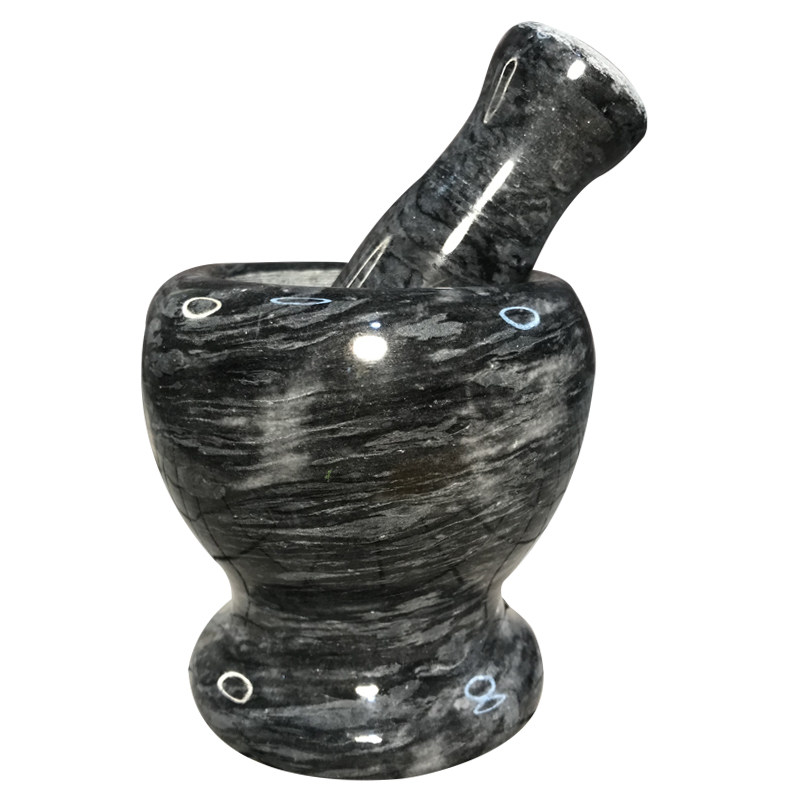 超值大号充蒜罐青石捣蒜器蒜泥器神器家用药材捣碎研磨器石臼石舀