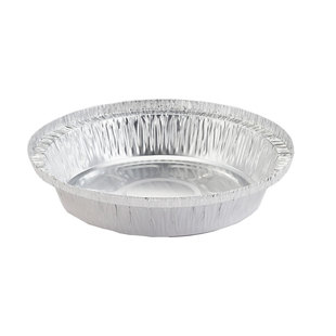 空气炸锅锡纸盘家用专用纸食品级加厚圆形烤箱烘焙锡箔纸碗烧烤盒