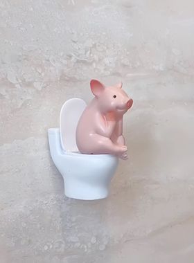 【拉屎搭子】厕所摆件厕所搭子可爱桌面摆件趣味桌面厕所装饰玩偶