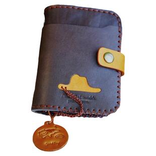 活页真皮m5a7奇葩a6手缝多功能现金收纳旅行手账本小王子礼物定制