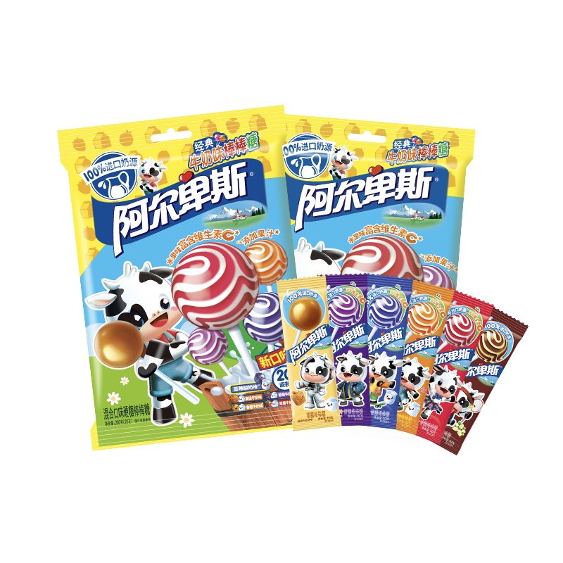 【淘】阿尔卑斯棒棒糖甜蜜经典单享棒网红水果糖袋装官方正品新年