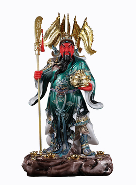 武财神关公神像店铺招财摆件