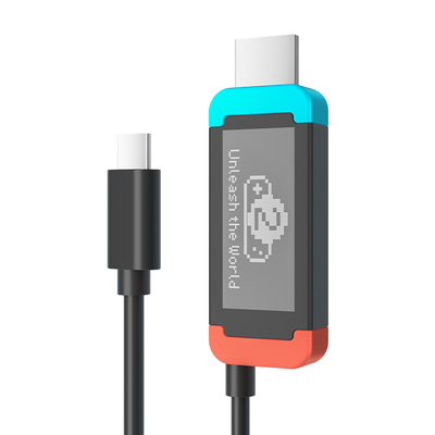 乐来乐switch1代2代投屏线/采集卡一线通便携底座转换器电视显示器投影仪HDMI连接线ns/OLED视频转接器