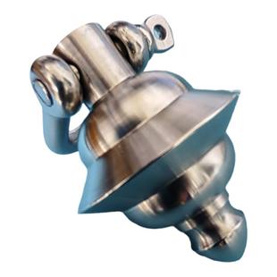 不锈钢手工流星锤布鲁头健身袖锤车载防身破窗战术武术软兵器锤头