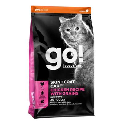 【自营】GO! Solutions美毛系列 含谷物鸡肉配方猫粮16磅/7.26kg