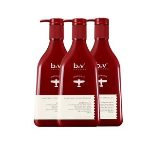 专柜同款b2v洗发水红藻无硅油祛屑止痒控油洗头水持久留香男女用