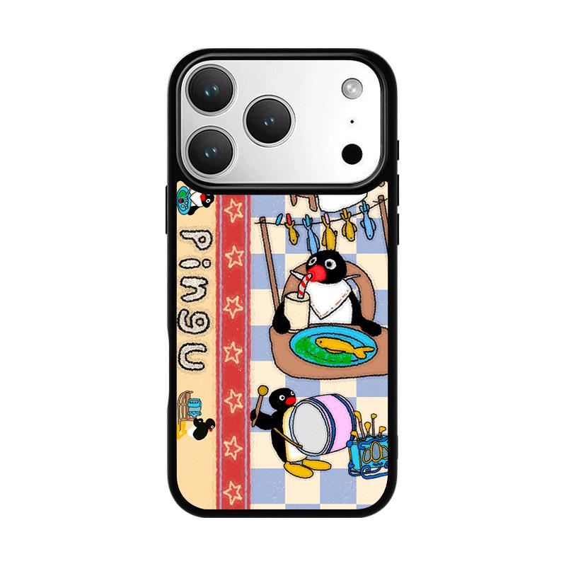 【企鹅pingu的晚餐】 LANWK适用苹果17/16/15promax好看可爱女13/12手机壳iPhone14plu