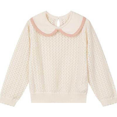 与虫儿童毛衣秋季棉洋气针织衫