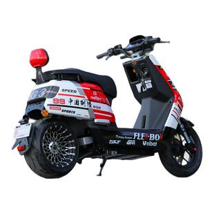 新款倍特红牛电动车单摇臂高速72V电动摩托车超长续航大功率电摩