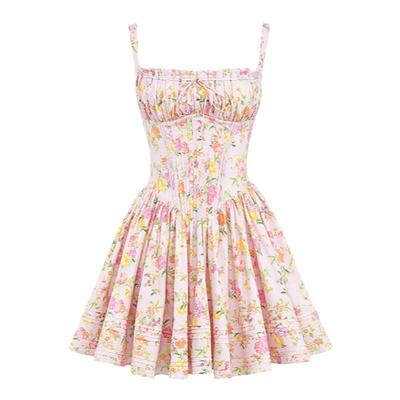 HouseofCB田园可爱连衣裙印花