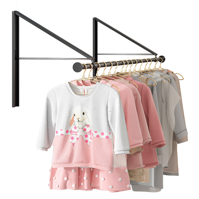 卫生间飘窗隐形收缩折叠晾衣架