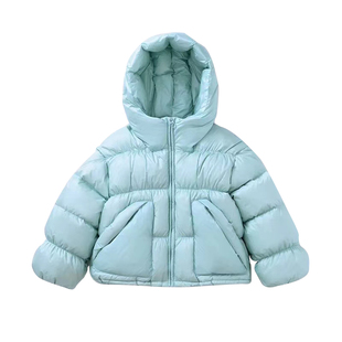雅鹿儿童羽绒服加厚短款女童面包服冬季新款时尚洋气韩版中大童潮