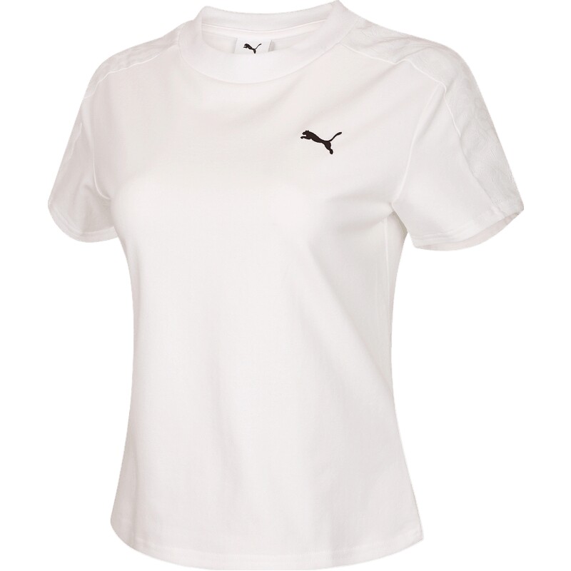 puma彪马女子T7 LACE PANEL SS TEE W-运动休闲短袖T恤63846202