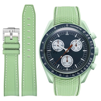 MoonswatchEarth液态硅胶表带20