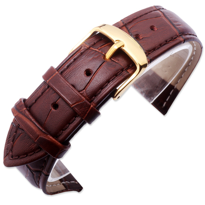 真皮表带蝴蝶扣卡迪森牛皮表链男