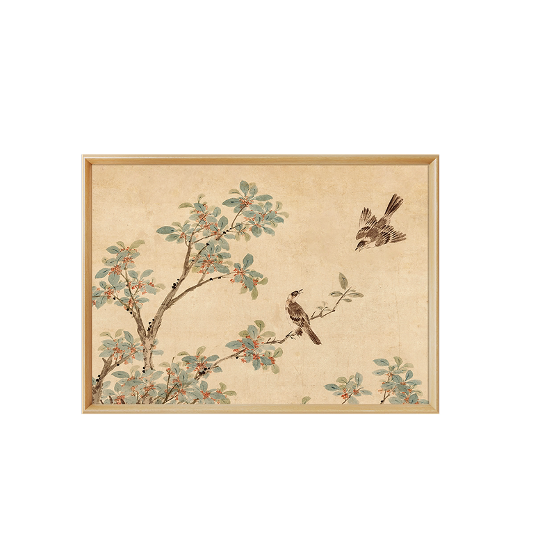 【新中式风】喜上眉梢电表箱挂画