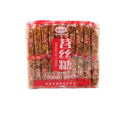 苕丝糖添加花生仁新鲜红薯制作