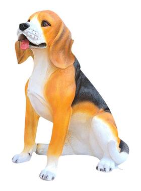 艺家乡玻璃钢雕塑仿真庭院狼狗