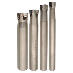 数控快进给铣刀杆EXN03R高效开粗加工中心双面刃铣刀杆装LNMU刀片