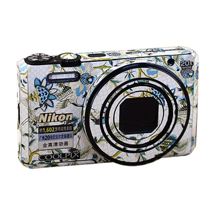 适用于尼康COOLPIX S7000相机贴膜电路纹改色贴碳纤维卡通全包膜