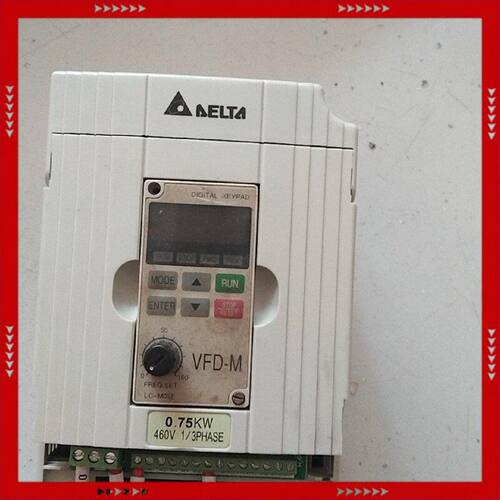 【问价】台达0.75kw VFD007M43B 无修，工作正