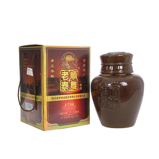 咸亨老顺泰雕酒十二年陈酿半甜型浙江绍兴产黄酒十斤坛装原浆米酒