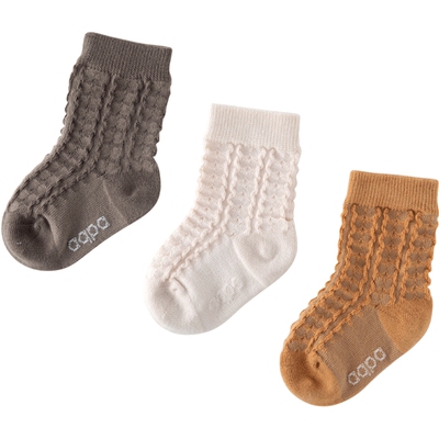 aqpa爱帕新生婴儿袜子宝宝棉袜