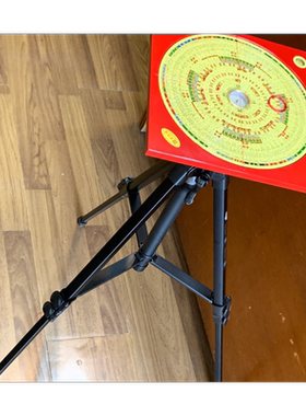 无磁罗盘三角架万向球云台罗经杖