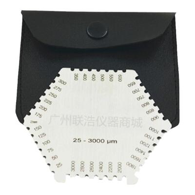 高精度不锈钢六角梳规湿膜测厚仪