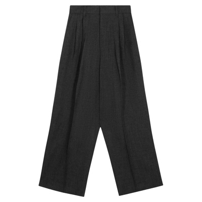 LOWRYS FARM休闲裤女2026春季新款通勤商务极简直筒西裤589177