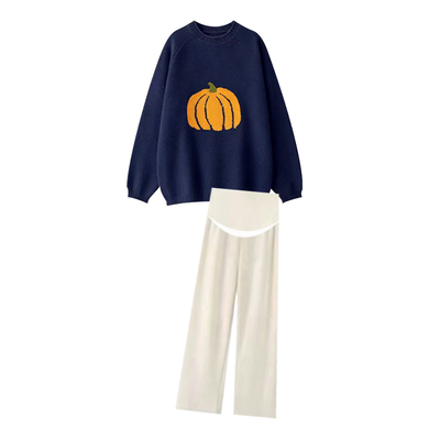 孕妇套装秋冬2025新款韩版孕妈藏