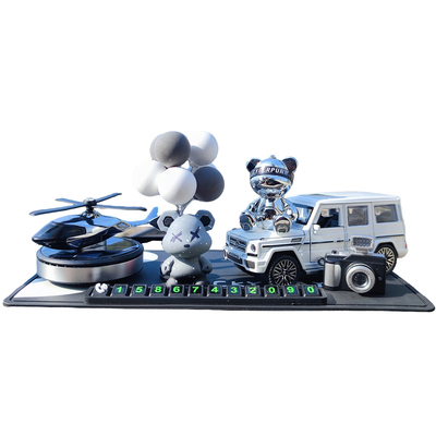 小熊车载摆件汽车中控台上装饰品