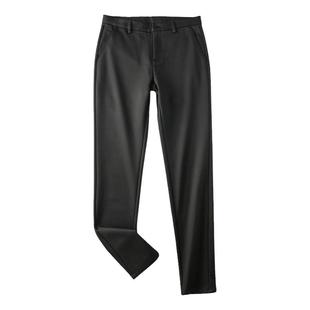 劲 换季断码清仓冬季厚款男士商务通勤免烫抗皱黑色休闲长裤2367