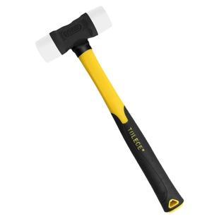 拓力士无弹力安装锤橡胶橡皮锤皮榔头皮革专用尼龙锤子家用装修锤